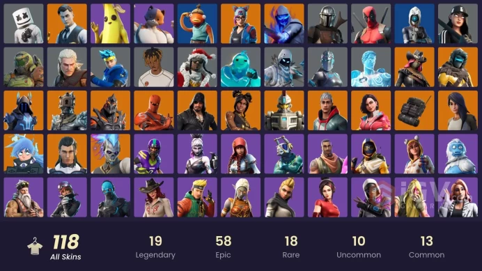 [PSN/XBOX/PC] 118 skins | Gold Brutus | Gold Midas | WORLD CUP | World Warrior | Blitz | Lynx | Sentinel | Renzo the Destroyer | Rox