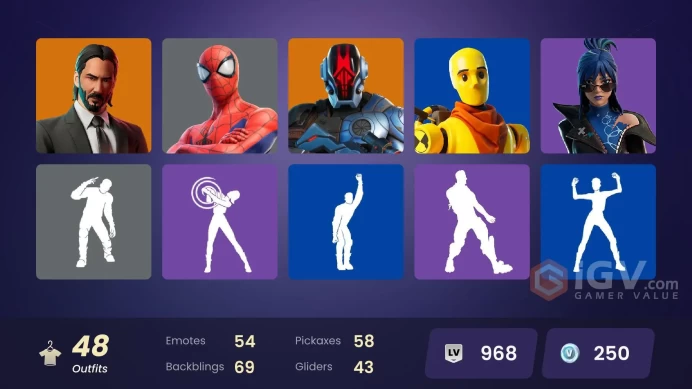 [PSN/XBOX/PC] 48 skins | Subzero Cryptic | Valeria | Ronin | Omegarok | The Foundation | Peter Griffin | Spectra Knight | John Wick