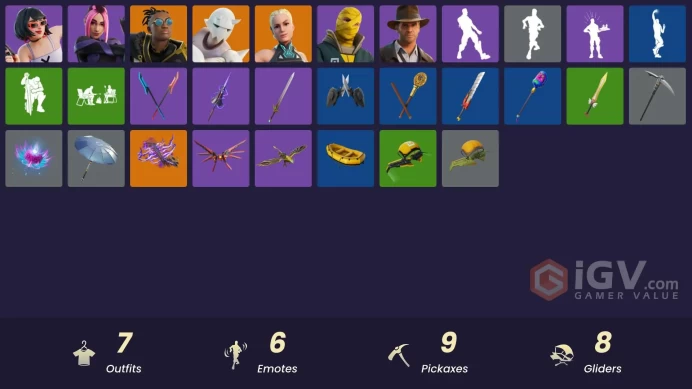 [PC/PSN/XBOX] 7 skins | Paradigm (Reality-659) | Malik | Snap | Indiana Jones | Stormfarer | Adira | Evie | Sigil of the Alliance War