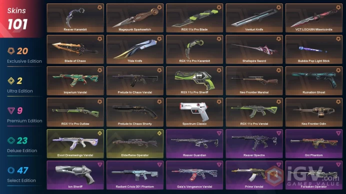 EU/TR 71550VP VCT LOCK//IN Misericórdia Evori Dreamwings Vandal Forsaken Operator Radiant Crisis 001 Phantom EP9: Immortal Buddy Reaver Karambit