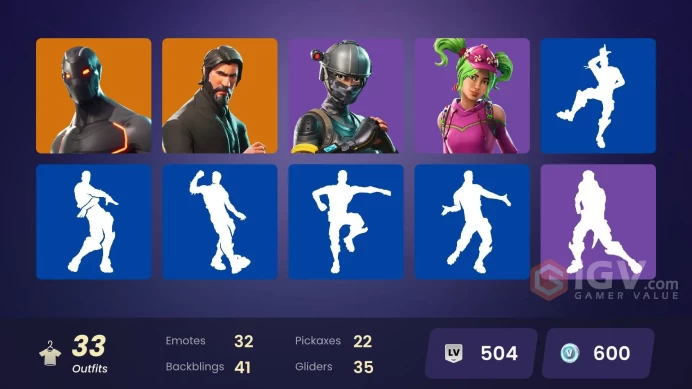 FA - [PSN/XBOX/Switch/PC] 33 skins | The Reaper | Elite Agent | Blue Team Leader | Blue Striker | Rogue Agent | A.I.M. | Omega | Love Ranger | 