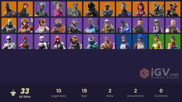 FA - [PSN/XBOX/Switch/PC] 33 skins | The Reaper | Elite Agent | Blue Team Leader | Blue Striker | Rogue Agent | A.I.M. | Omega | Love Ranger | 