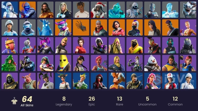 [PSN/XBOX/PC] 64 skins | Rox | Fusion | Vendetta | Sentinel | Catalyst | DJ Bop | Gear Specialist Maya | Fade | Rippley vs Sludge | Thor