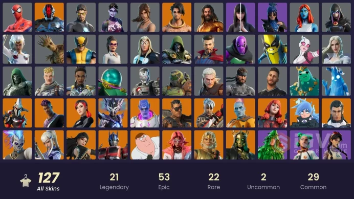 [PSN/XBOX/PC] 127 skins | Subzero Cryptic | Trilogy | NBA 75 Swish | Fixer | Cloud Striker | The Champion | Carbon Commando | Lina Scorch