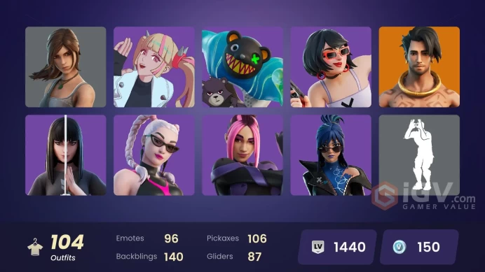 [PSN/XBOX/PC] 104 skins | Major Glory | Joey | Paradigm (Reality-659) | The Cube Queen | Peter Griffin | Torin | Valeria | Zeus | Twyn | Snap