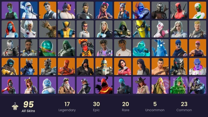 [XBOX/NINTENDO/PSN/PC]95 skins | Cloud Striker | Lynx | The Prisoner | Gear Specialist Maya | Menace | Blackheart | Kymera CC202