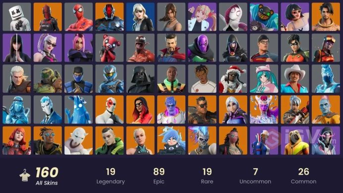 [PSN/XBOX/PC] 160 skins | Paradigm (Reality-659) | Joey | Kado Thorne | The Origin | Nezumi | Joltara | Kymera | Twyn | Ronin