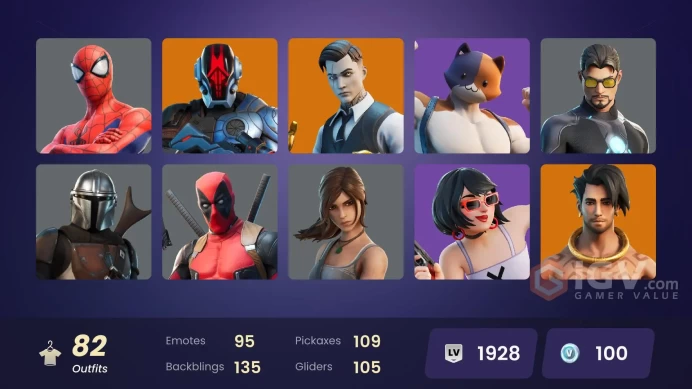[PSN/XBOX/PC] 82 skins | Gold Meowscles | Gold Brutus | Gold Midas | Snake Eyes | Fade | The Foundation | The Cube Queen | Menace | Ronin