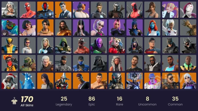 [PSN/XBOX/PC] 170 skins | Gold Meowscles | Gold Midas | Gold Brutus | Paradigm (Reality-659) | Joey | Kado Thorne | The Origin | Nezumi