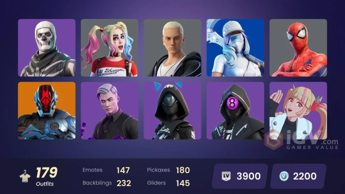 [PSN/XBOX/PC] 179 skins | Shady Doggo | Championship Jonesy | Paradigm (Reality-659) | Inferno | Frostbite | The Origin | Nezumi | Omegarok