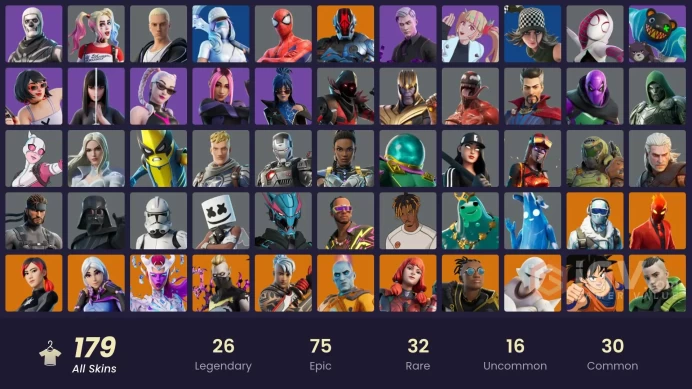 [PSN/XBOX/PC] 179 skins | Shady Doggo | Championship Jonesy | Paradigm (Reality-659) | Inferno | Frostbite | The Origin | Nezumi | Omegarok
