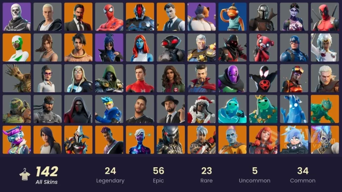 [PSN/XBOX/PC] 142 skins | Gold Midas | Recon Champion | Sultura | Point Patroller | Subzero Cryptic | The Origin | Nezumi | Omegarok