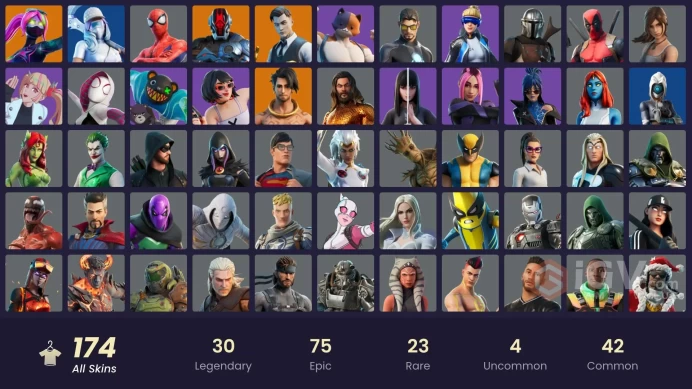 [PSN/PC] 174 skins | Neo Versa | Gold Midas | Gold Brutus | Tart Tycoon | Paradigm (Reality-659) | Joey | Kado Thorne | The Origin