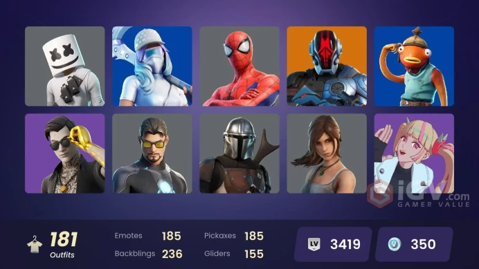 [PSN/XBOX/PC] 181 skins | Paradigm (Reality-659) | Joey | Kado Thorne | The Origin | Nezumi | Omegarok | Kymera | Spire Assassin | Twyn