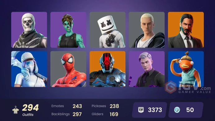 [PSN/XBOX/PC] 293 skins | Lina Scorch | Subzero Cryptic | Vivi Chroma | Sultura | Predator | Torin | John Wick | Nezumi | Malik | Valeria