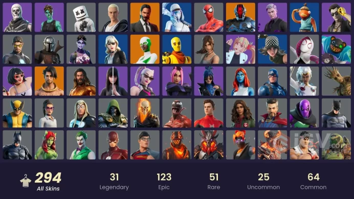 [PSN/XBOX/PC] 293 skins | Lina Scorch | Subzero Cryptic | Vivi Chroma | Sultura | Predator | Torin | John Wick | Nezumi | Malik | Valeria