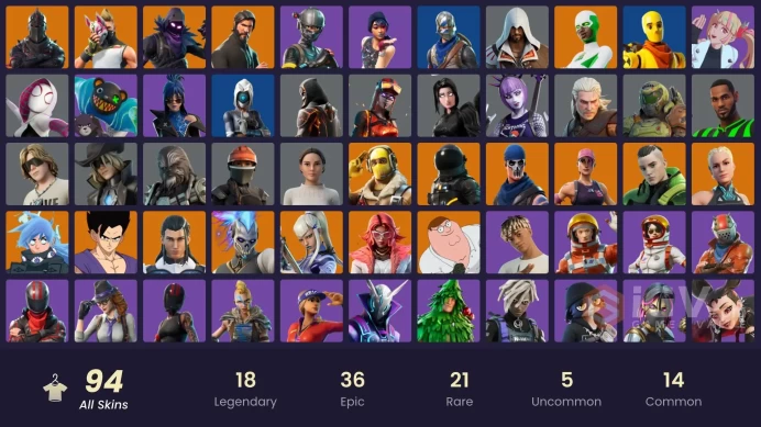 [PSN/XBOX/PC] 94 skins | OG STW | Black Knight | Sparkle Specialist | The Reaper | Blue Squire | Royale Knight | Elite Agent | Blue Team Leader