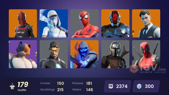 [PSN/XBOX/PC] 179 skins | Gold Meowscles | Gold Midas | Gold Brutus | Lina Scorch | Joey | Kado Thorne | Nezumi | Joltara | Omegarok | Kymera