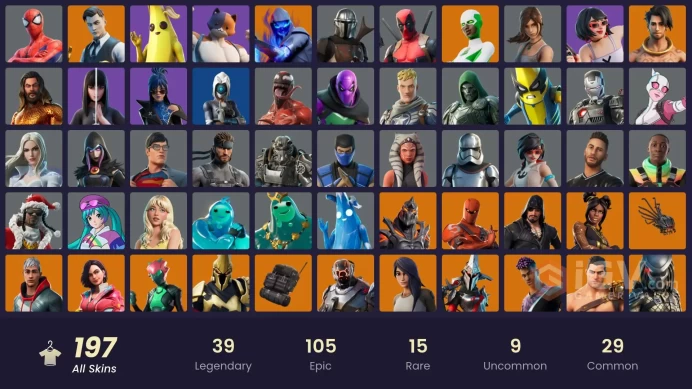[PSN/PC] 197 skins | Gold Meowscles | Gold Midas | Gold Brutus | Tart Tycoon | Luxe | Joey | Kado Thorne | Sentinel | Rox | Singularity