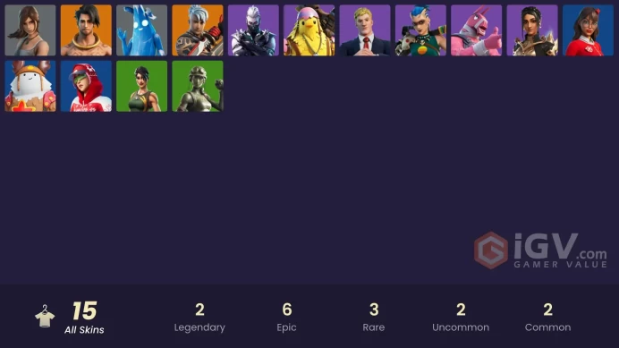 [XBOX/PC] 15 skins | Ronin | Raz | Polar Peely | Lara Croft | Tarana | Agent Jones | Cluck | Lt. John Llama | Sanctum | Shanta