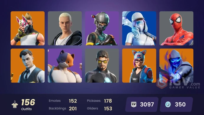 [PSN/XBOX/PC] 156 skins | Elite Agent | Blue Team Leader | Gold Meowscles | Gold Midas | Gold Brutus | Cloud Striker | Prodigy | Lina Scorch