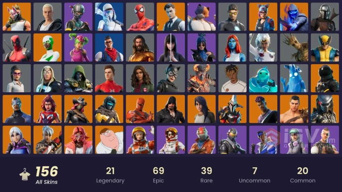 [PSN/XBOX/PC] 156 skins | Elite Agent | Blue Team Leader | Gold Meowscles | Gold Midas | Gold Brutus | Cloud Striker | Prodigy | Lina Scorch