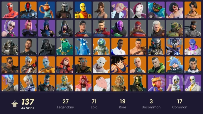 [PSN/XBOX/PC] 137 skins | Lina Scorch | Subzero Cryptic | Vivi Chroma | Paradigm (Reality-659) | Joey | The Origin | Nezumi | Omegarok