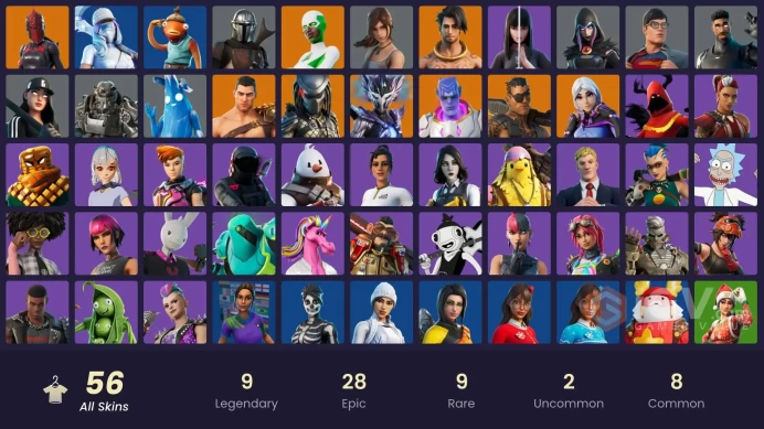 [PSN/XBOX/PC] 56 skins | Pitch Patroller | Joey | Red Knight | Predator | Torin | Menace | Backlash | Kymera | Spire Assassin | Raz