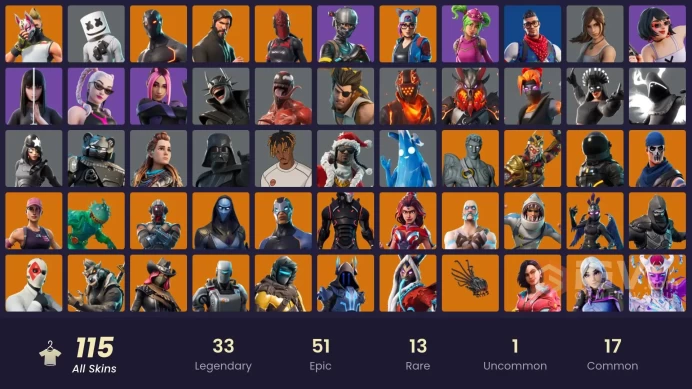 PC/PSN/Xbox/Nintendo 114 skins | OG STW | The Reaper | Elite Agent | Blue Team Leader | Omega (stage 5) | Rogue Agent | Carbon Commando | Prodig