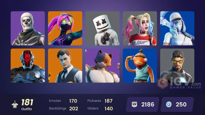 [PSN/XBOX/PC] 181 skins | OG STW | Gold Meowscles | Gold Brutus | Gold Midas | Heron Stance Hero | Pitch Patroller | Renzo the Destroyer