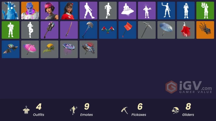[PSN/XBOX/PC] 4 skins | Kymera | Polar Peely | Sunny | Krisabelle | Kymera's Plasma Pak | Ancestral Bloom | The Bestiary Chest | Fishstick Janky