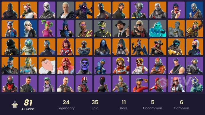 OG SKULL TROOPER (PURPLE) + BLACK KNIGHT + CANDY AXE + AC/DC + FLOSS + TAKE THE L + THE REAPER + MAKO + OMEGA + DRIFT + FRESH