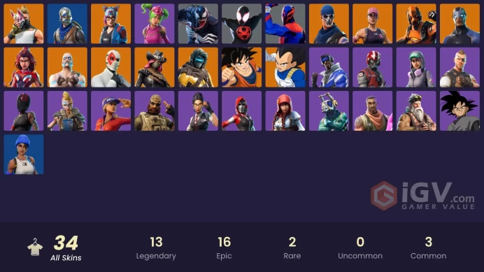 FA - [XBOX/SWITCH/PC] 34 skins | OG STW | Blue Squire | Carbide | Ragnarok | Zenith | Vegeta | Wild Card | Drift