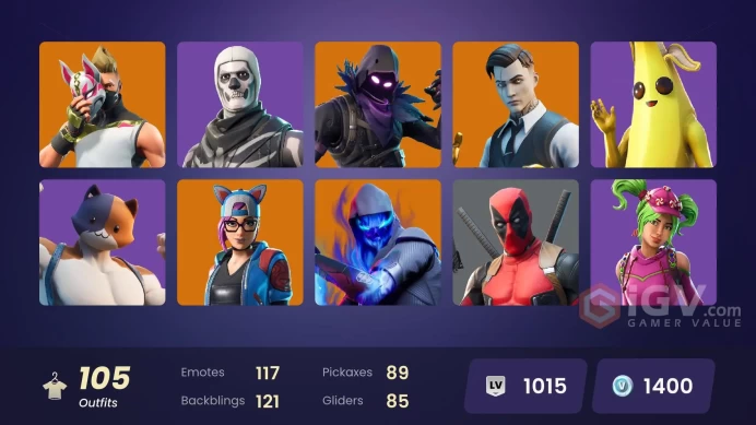[PSN/XBOX/PC] 105 skins | Astro Jack | Gold Midas | Vendetta | Calamity | Ruin | Luxe | Singularity | The Ice King | Gear Specialist Maya