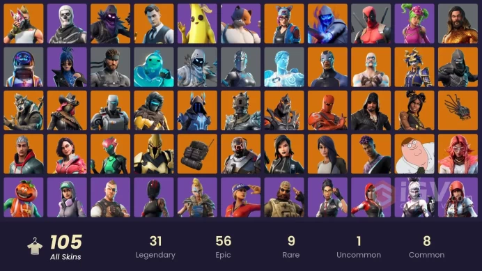 [PSN/XBOX/PC] 105 skins | Astro Jack | Gold Midas | Vendetta | Calamity | Ruin | Luxe | Singularity | The Ice King | Gear Specialist Maya