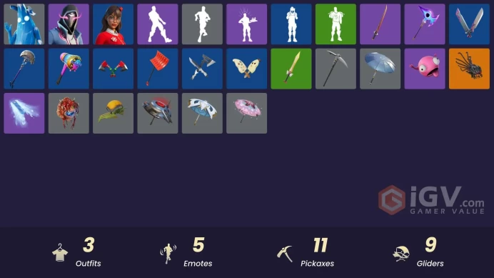 [PSN/XBOX/PC] 3 skins | Polar Peely | Xander | Krisabelle | Spectra Protector | The Bestiary Chest | Lunarios | Ancestral Bloom | Oasis Wind