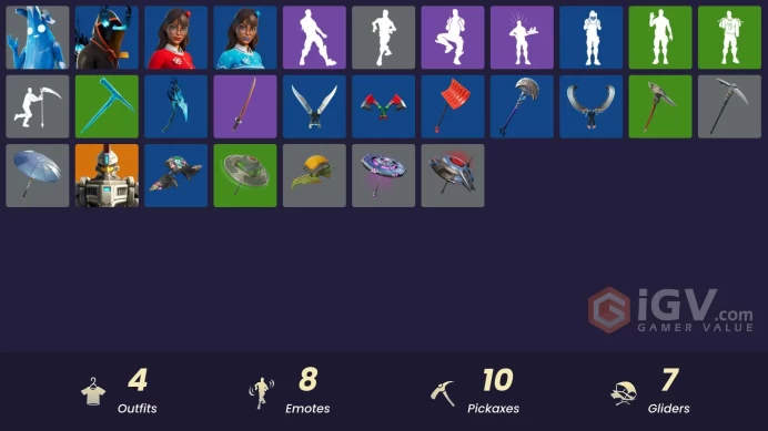 [PSN/XBOX/PC] 4 skins | Polar Peely | Krisabelle | Absenz | Blizzabelle |Lil' Black Heart|The Bestiary Chest | Fishstick Janky | Ancestral Bloom