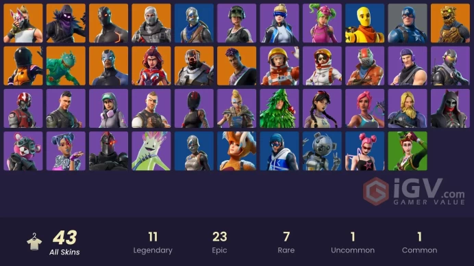 [PSN/XBOX/PC] 43 skins | Neo Versa | Blue Squire | Royale Knight | Rogue Agent | Trailblazer | Sub Commander | Havoc|Point Patroller|Drift|Omega