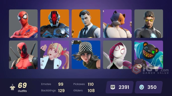 [PSN/XBOX/PC] 69 skins | Gold Midas | Gold Brutus | Gold Meowscles |Point Patroller|The Origin|The Foundation|Twyn|Paradigm (Reality-659) Mizuki