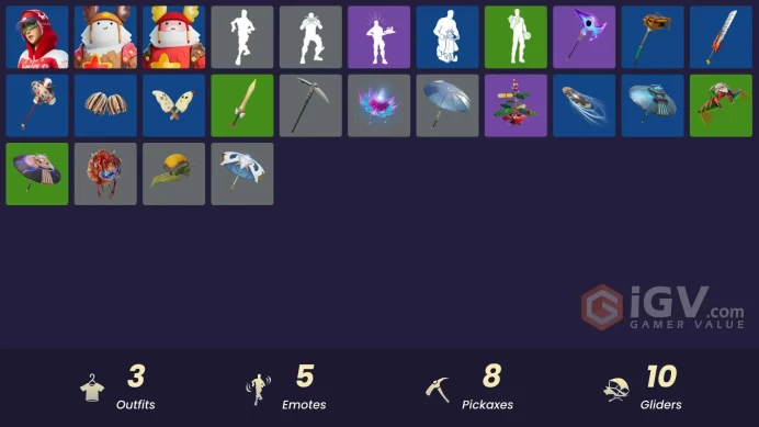 [PSN/XBOX/PC] 3 skins | Arctic Adeline | Sled Ready Guff | Guff Gringle | Spectra Protector | Fa-la-la-Llama|Twin Crossfire | Lunarios | Waffler