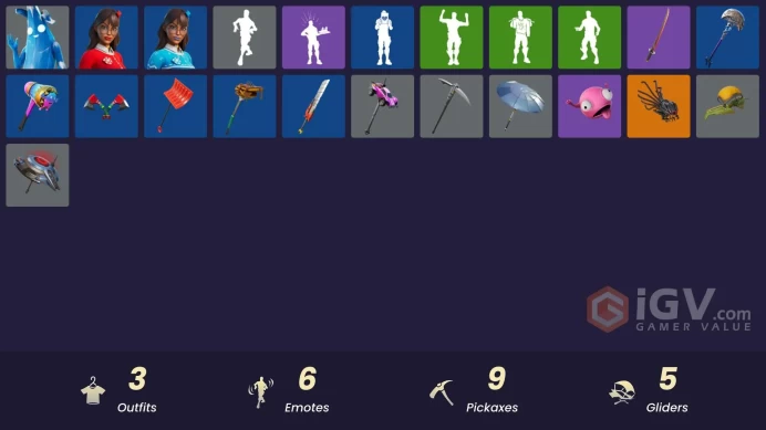 [PSN/XBOX/PC] 3 skins | Polar Peely | Krisabelle | Blizzabelle | Octane Cruiser | The Bestiary Chest |Twin Crossfire | Ancestral Bloom | Waffler