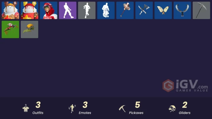 [PSN/XBOX/PC] 3 skins | Arctic Adeline | Sled Ready Guff | Guff Gringle | Spectra Protector|Fa-la-la-Llama|Redmask Ranker|Hadean Gate|Peely Whip