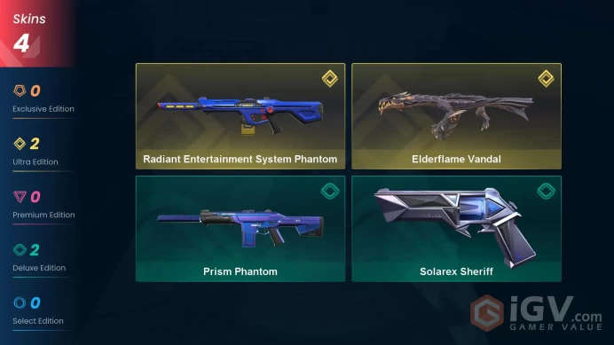 EU  / ELDERFLAME VANDAL-RADIANT ENTERTAINMENT SYSTEM PHANTOM-PRISM PHANTOM-SOLAREX SHERIFF / INSTANT DELİVERY / CHANGEABLE MAİL