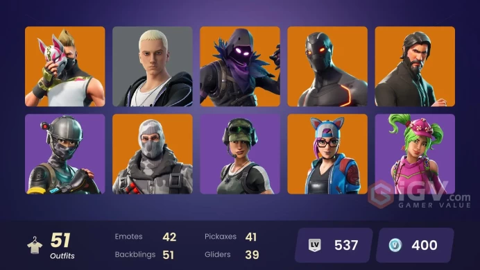 51 SKINS + THE REAPER + ELITE AGENT + OMEGA + DRIFT + LEONARDO + DONATELLO + RAPHAEL + ELEVEN + MICHELANGELO + THE WEEKAND COMBAT