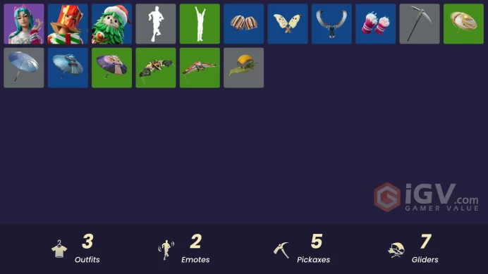 [PSN/XBOX/PC] 3 skins | Katalina | Winterfest Bushranger | Holiday Boxy | Spectra Protector | Hadean Gate | Katalina's Kit Bag | Prized Llama