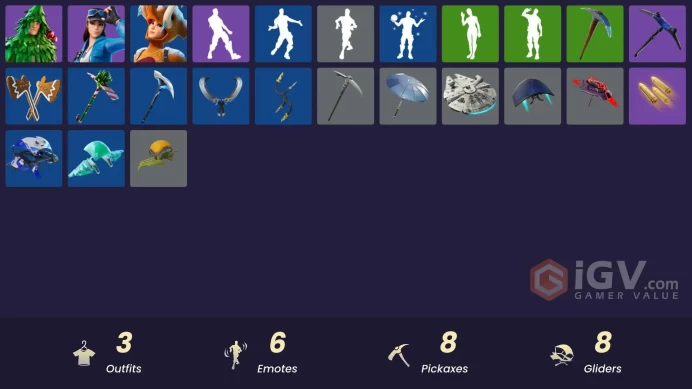 [PSN/XBOX/PC] 3 skins | Cloud Striker | Lt. Evergreen | Wooly Warrior|Elevation|The Sith|Turbo Ball!|Re-gifter|Outlaw's Knife Rack|2020 Kickflip