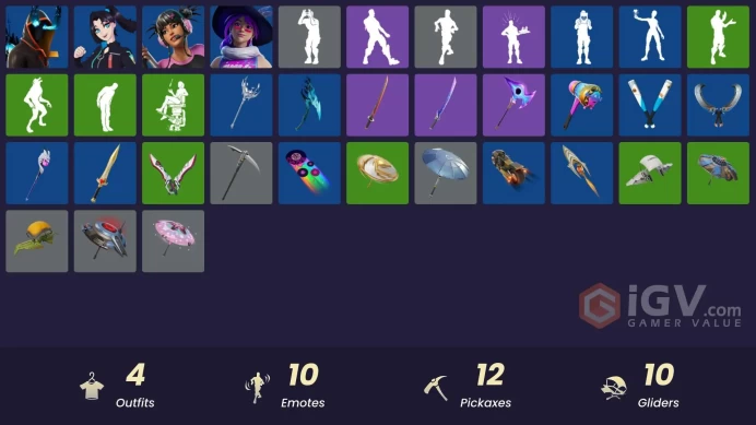 [PSN/XBOX/PC] 4 skins | Reverie | Zoe Clash | Absenz | Tegan | Nemesis Box | Cozy Conch | Remnant Blossom | Ancestral Bloom | Neon Menagerie