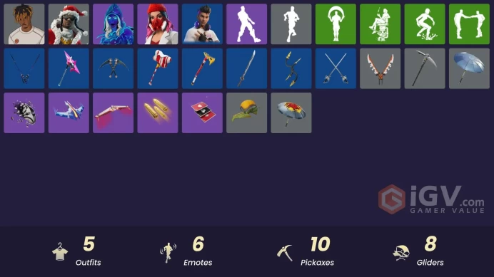 [PSN/XBOX/PC] 5 skins | Andromeda | Slayer Juice WRLD | Santa Dogg |Yulejacket|Chord Kahele|999 Knives|Snoop's Holladizzle Bass|That's Cold Jac!