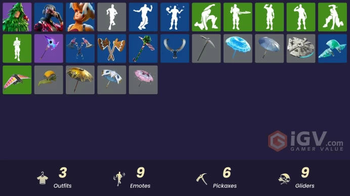[PSN/XBOX/PC] 3 skins | Lt. Evergreen | Wooly Warrior | Riley | Arroyo Pack | The Sith | Lunarios | Re-gifter|Ghostly|2020 Kickflip|Basecamp Bag