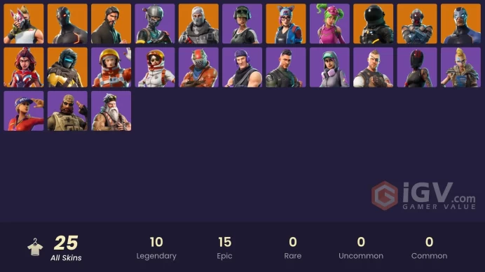 FA - [PSN/XBOX/SWITCH/PC] 25 skins | The Reaper | Elite Agent | Havoc | Trailblazer | Carbide | Omega | Zenith